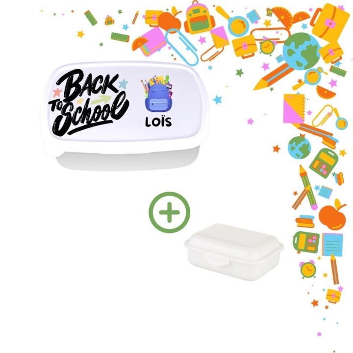 Lunch Box et Mini Boîte Plastique Blanc | Maison Drabiec
