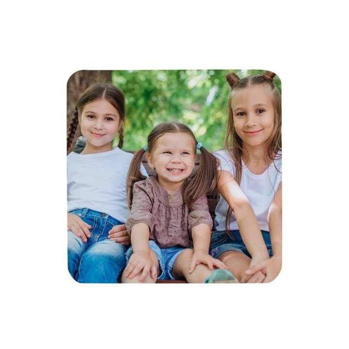 Magnet carré personnalisé photo texte | Maison Drabiec