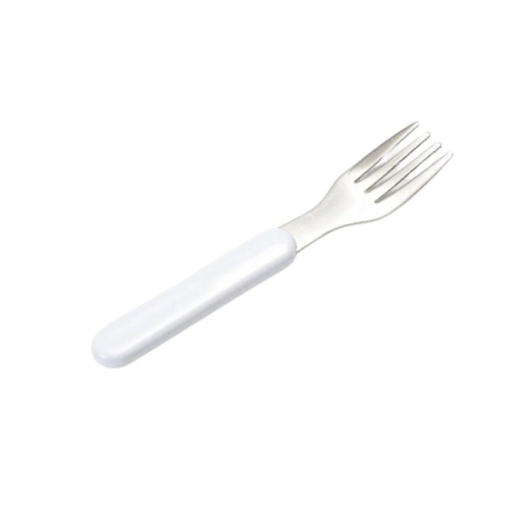 Fourchette & Cuillière Métal Enfant Blanc | Maison Drabiec