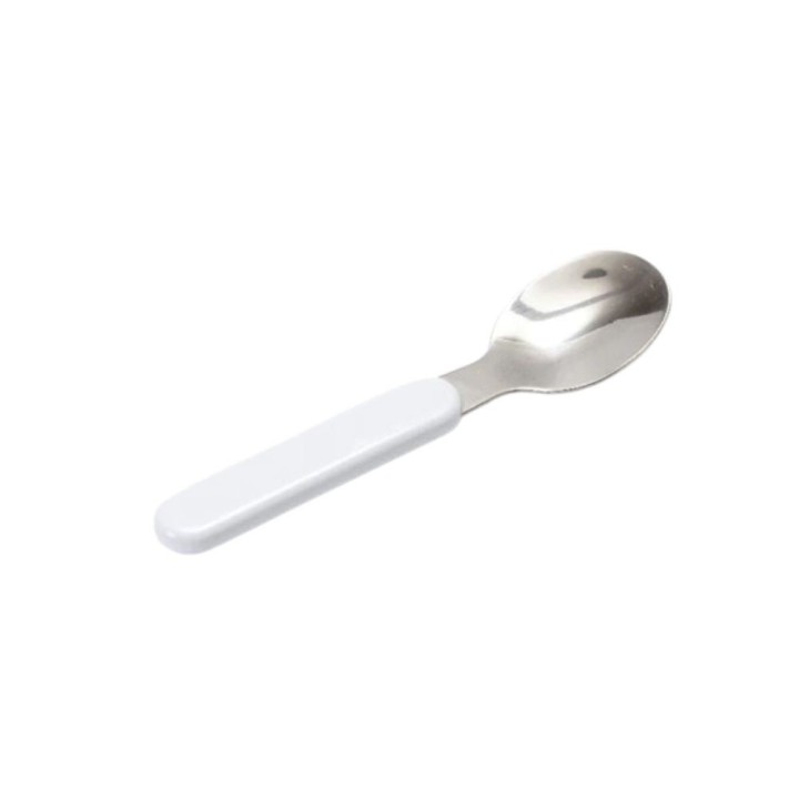 Fourchette & Cuillière Métal Enfant Blanc | Maison Drabiec