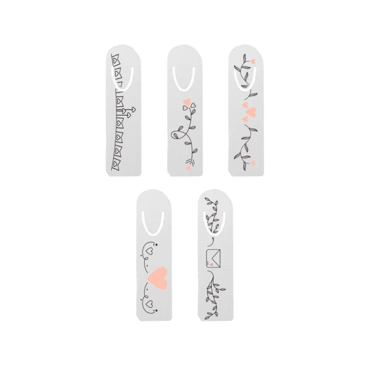 Marque-pages rectangulaires en aluminium | Maison Drabiec