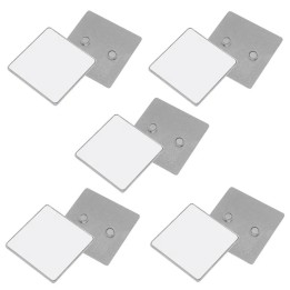 Magnet en métal carré personnalisé | Maison Drabiec