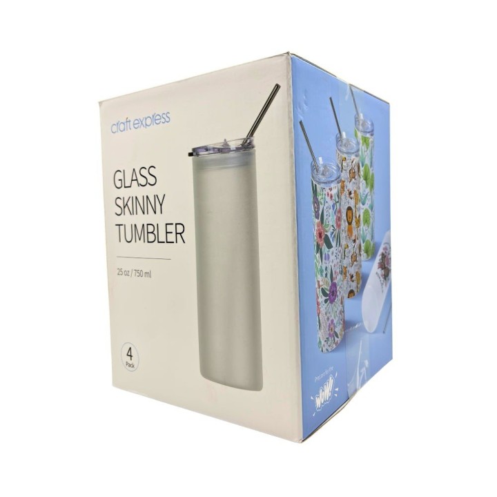 Tumbler avec Paille Transparent Personnalisé | Maison Drabiec