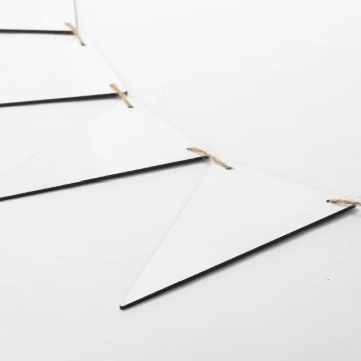 Bannière de Fanions Triangles Personnalisée | Maison Drabiec