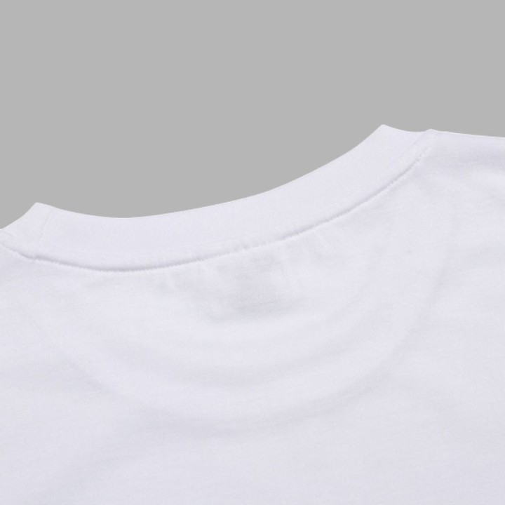T-shirt Femme Blanc Polyester Taille L - Impression Sublimation.