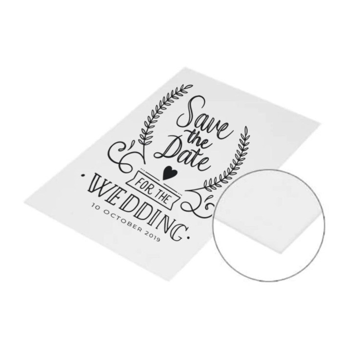 Plaque aluminium blanc brillant à personnaliser | Maison Drabiec