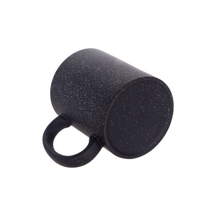Mug Magique Noir Étoilé à Personnaliser | Maison Drabiec