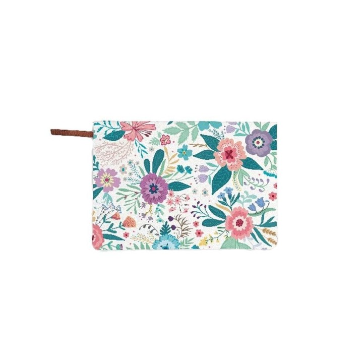 Carnet A5 couverture similicuir blanc | Maison Drabiec