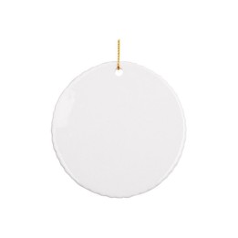 Décorations de Noël Céramique Rond Dentelé | Maison Drabiec