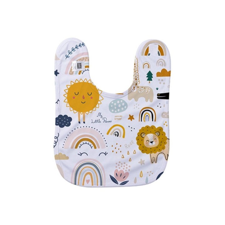 Bavoir bébé blanc personnalisé - Sublimation Occitanie