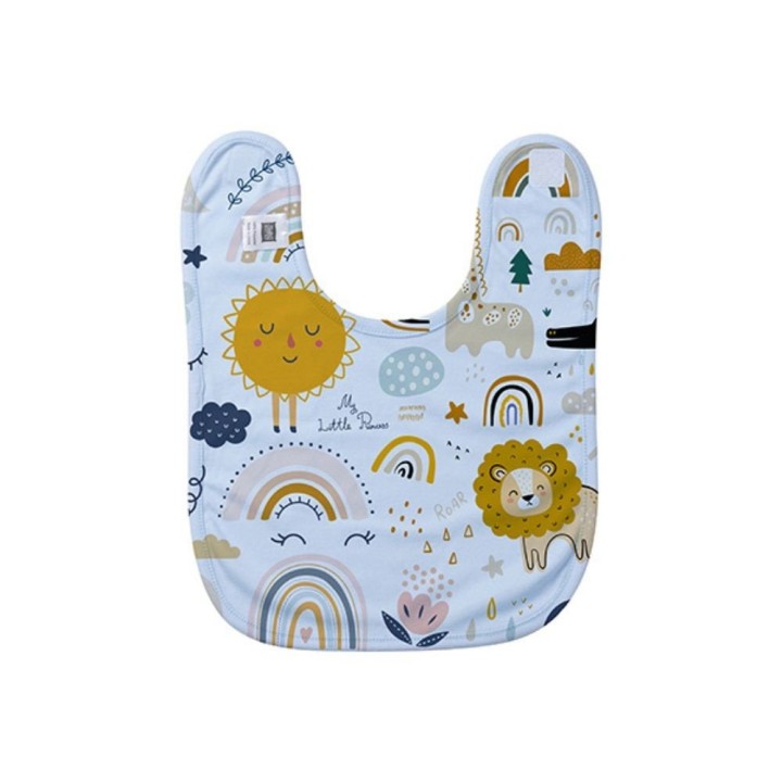 Bavoir Bébé Bleu Clair Personnalisé | Maison Drabiec