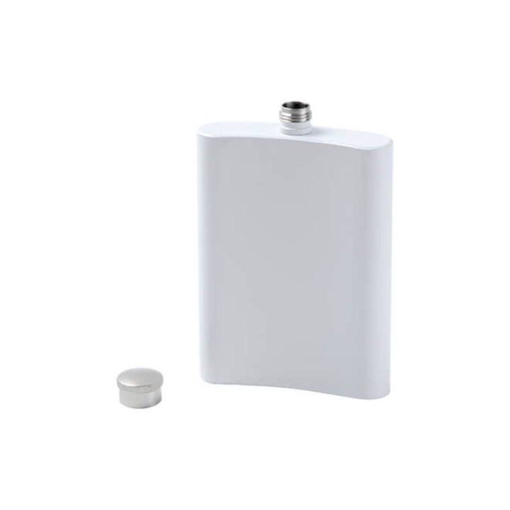 Flasque blanche personnalisable photo texte | Maison Drabiec