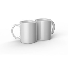 Mug céramique blanc 340 ml | Maison Drabiec