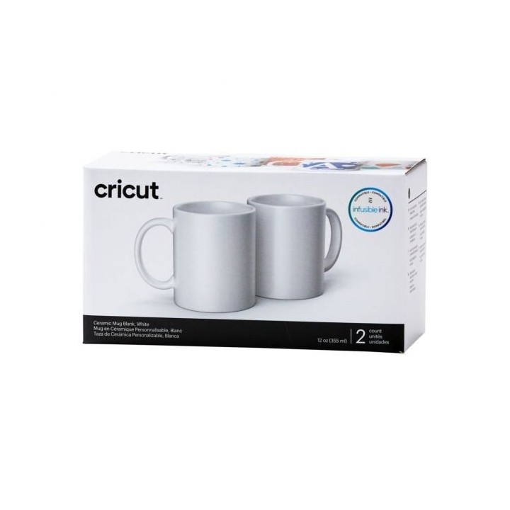 Mug céramique blanc 340 ml | Maison Drabiec
