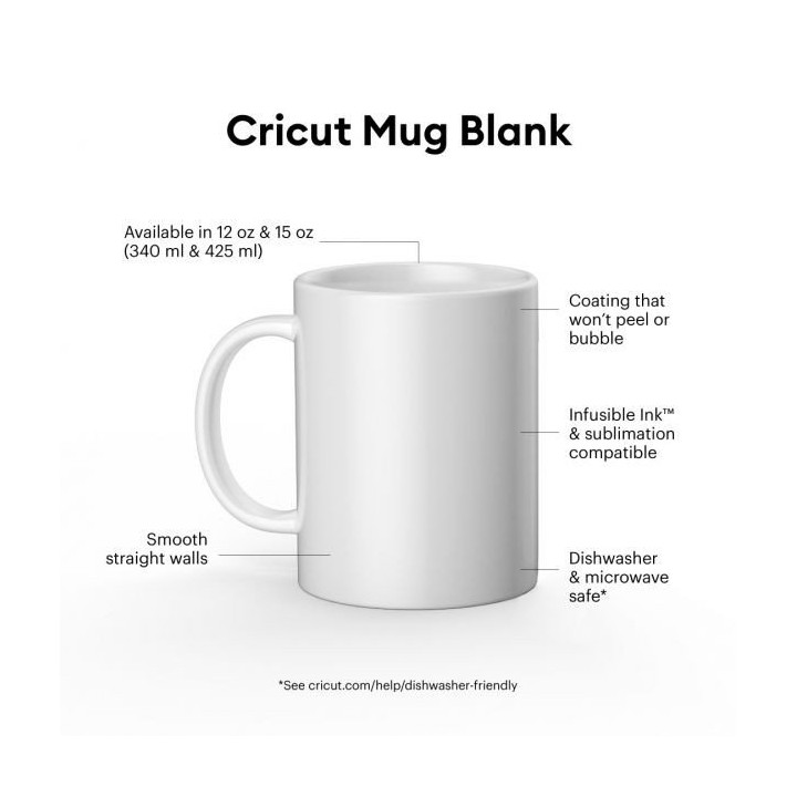 Mug céramique blanc 340 ml | Maison Drabiec