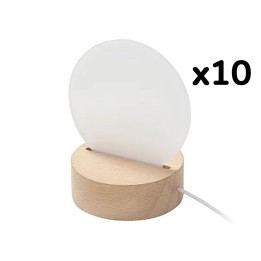 Rondes personnalisables en 3 couleurs blanches | Maison Drabiec