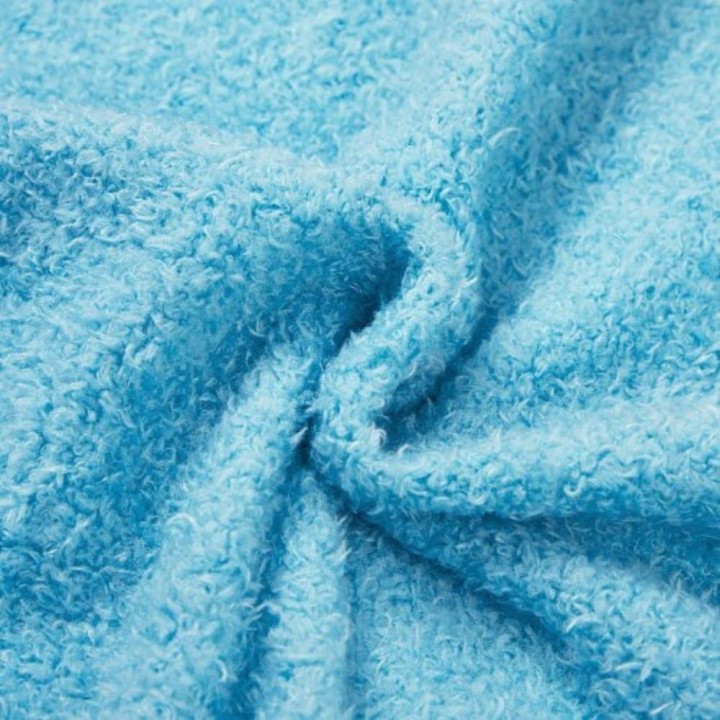 Sac bicolore doux bleu à personnaliser | Maison Drabiec