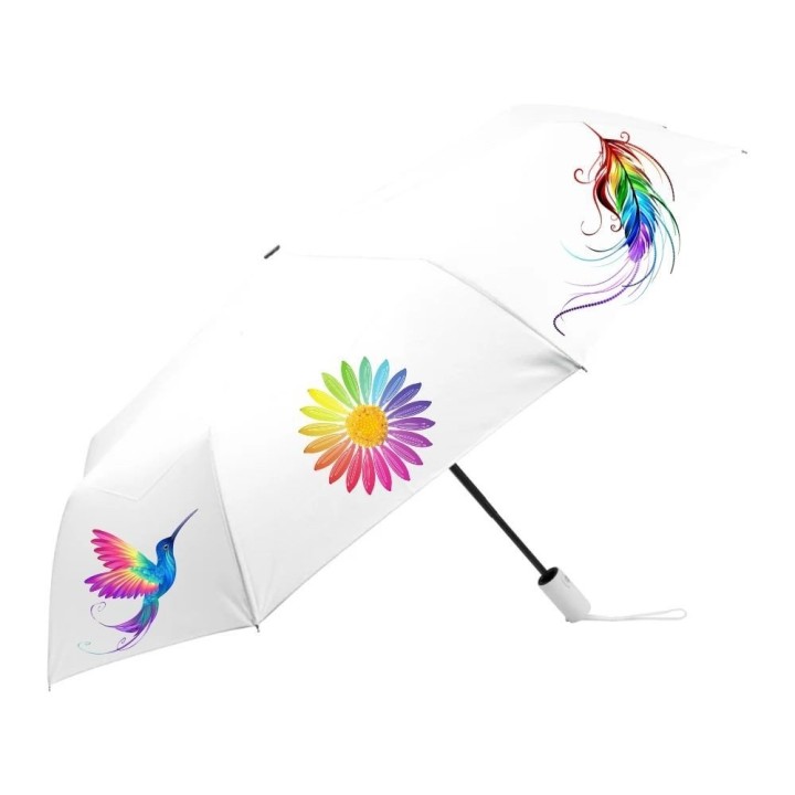 Parapluie RPET personnalisé – Blanc | Maison Drabiec