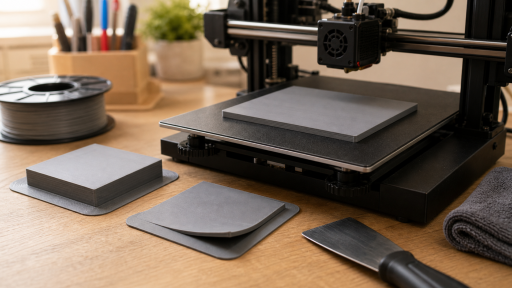 Éviter le warping sur une impression 3D - illustration Maison Drabiec