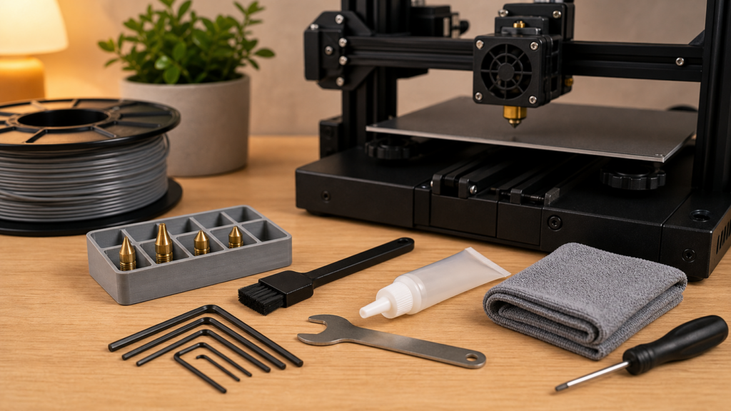 Entretenir une imprimante 3D sans en faire trop - illustration Maison Drabiec